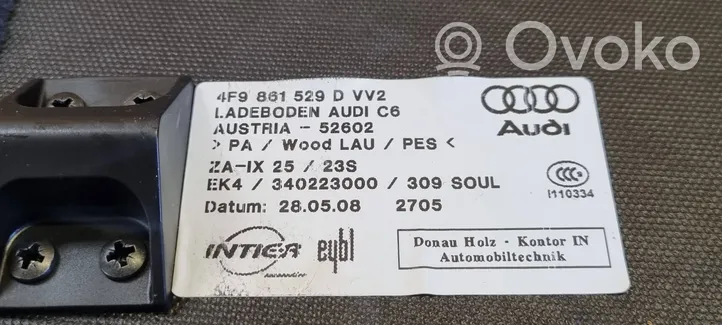 Audi A6 S6 C6 4F Bagažinės grindys 4F9861529D