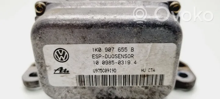 Volkswagen Golf V ESP acceleration yaw rate sensor 1K0907655B
