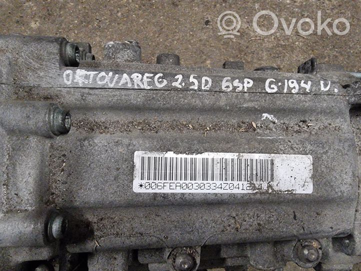 Volkswagen Touareg I Manual 6 speed gearbox 1067401036