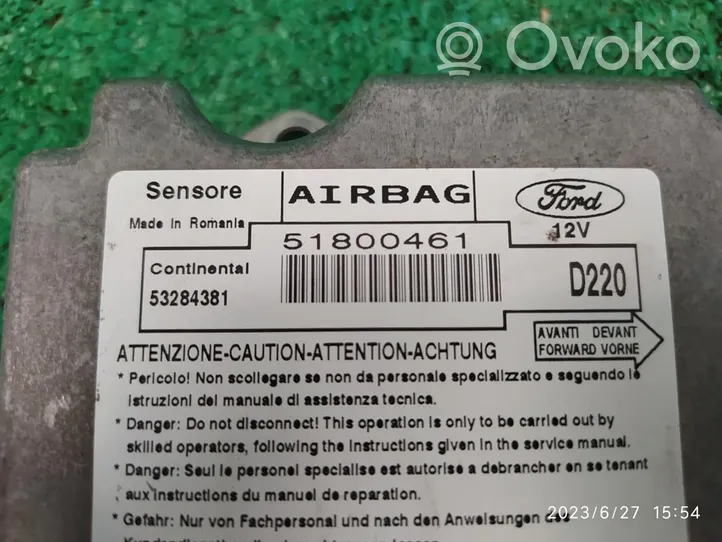 Ford Ka Centralina/modulo airbag 51800461