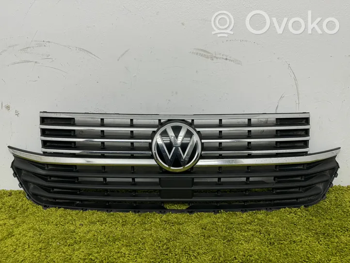 Volkswagen Multivan T6 Etupuskurin ylempi jäähdytinsäleikkö 7la853764