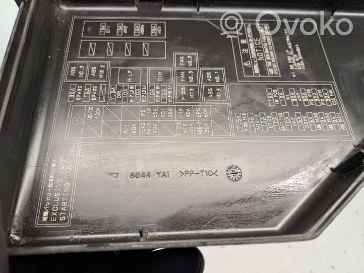 Toyota Prius (XW20) Tapa de caja de fusibles 8644YA1