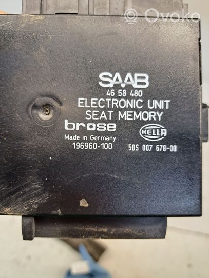 Saab 9-5 Module de commande de siège 196960100