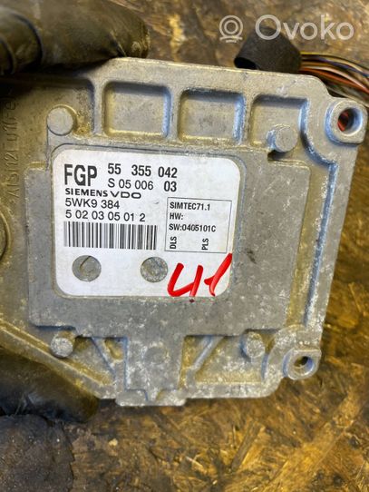 Opel Tigra B Sterownik / Moduł ECU 55355042