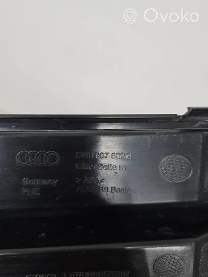 Audi A4 S4 B9 Etupuskurin alempi jäähdytinsäleikkö 8W0807682B