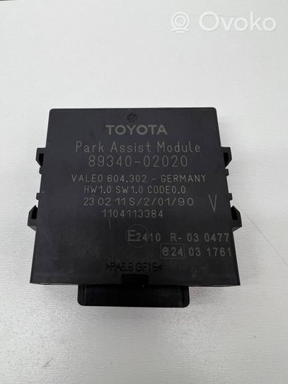 Toyota Auris 150 Inne komputery / moduły / sterowniki 89340-02020