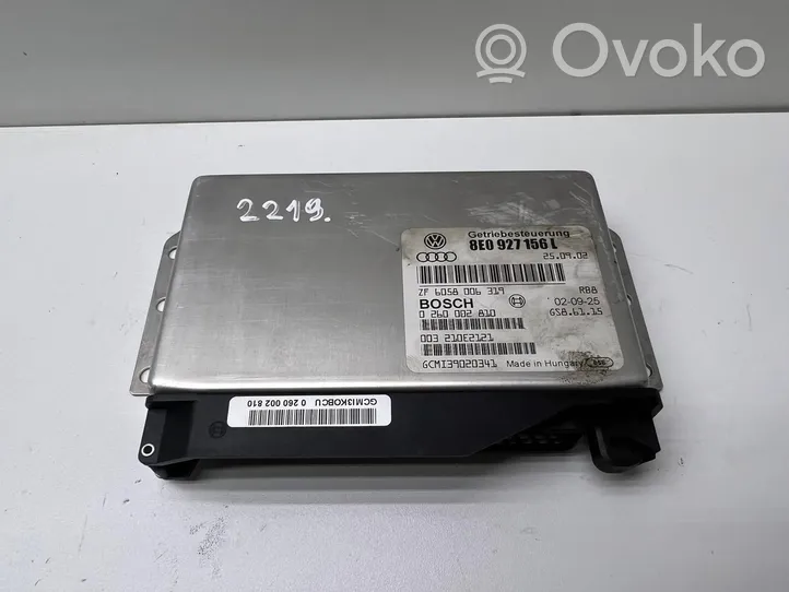 Audi A4 S4 B6 8E 8H Module de contrôle de boîte de vitesses ECU 8E0927156L