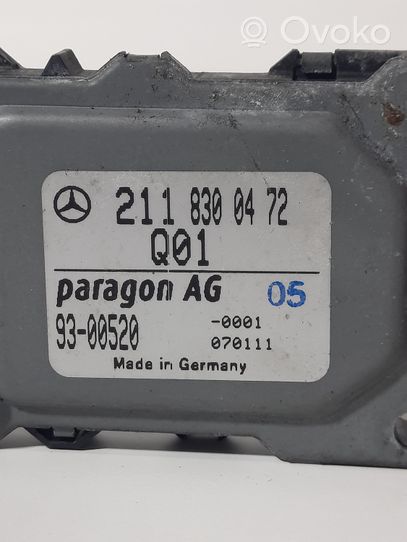 Mercedes-Benz E W211 Sensore di pressione dei gas di scarico 2118300472