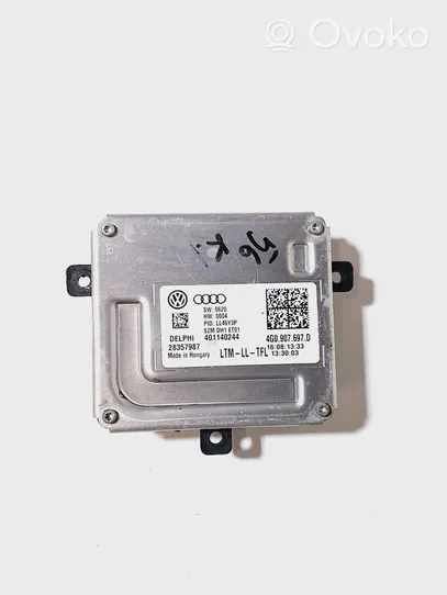 Audi S5 Module de ballast de phare Xenon 4G0907697D