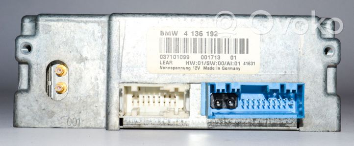 BMW 5 E60 E61 Module de contrôle vidéo 4136192