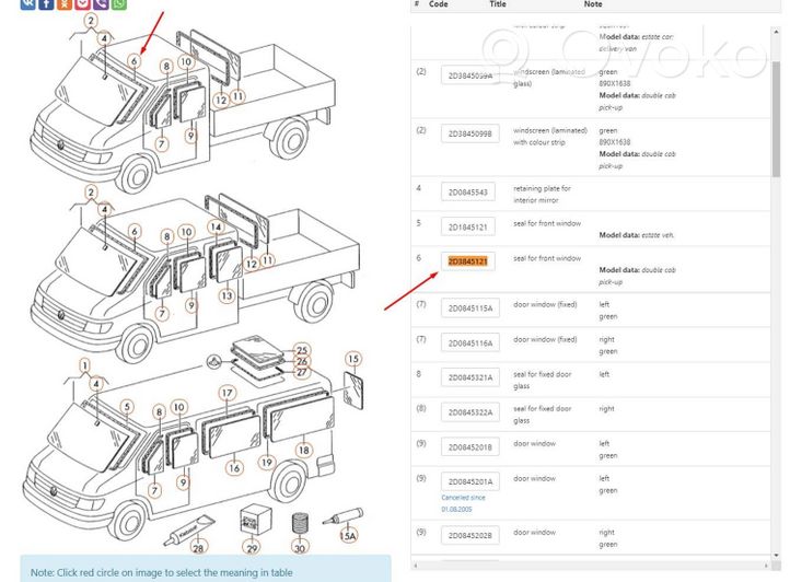 Volkswagen II LT Carrosserie 2d3845121