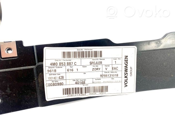 Audi Q7 4M Support de garde-boue avant 4M0853887C