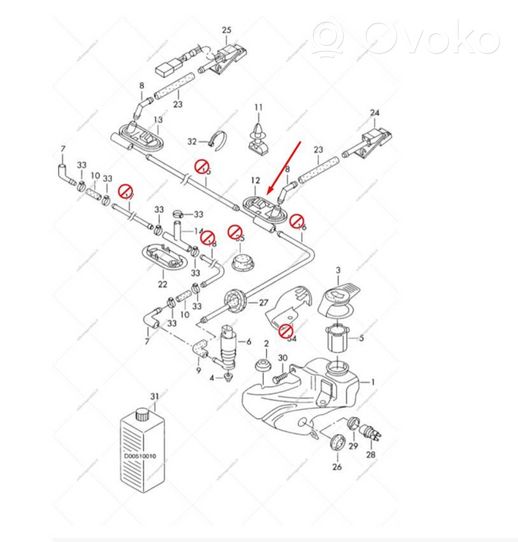 Volkswagen Crafter Część rury dolotu powietrza 2E0121284B