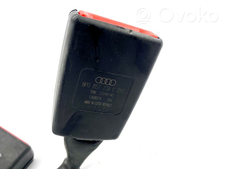 Audi A3 S3 A3 Sportback 8P Boucle de ceinture de sécurité arrière centrale 8P0857739C