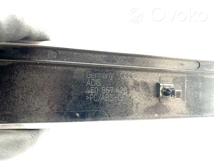 Audi A6 S6 C6 4F Baguette moulure de porte arrière 4F0867420