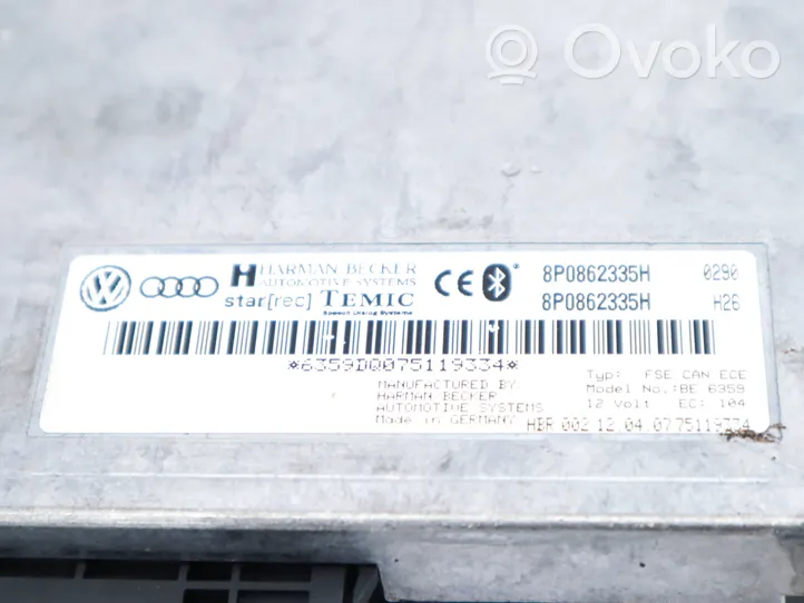 Audi A3 S3 A3 Sportback 8P Bluetooth control unit module 8P0862335H