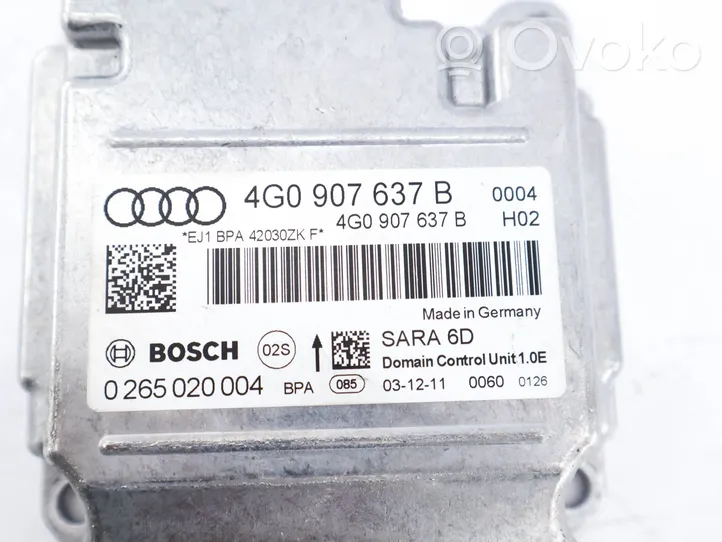 Audi A6 S6 C7 4G Aktiivijousituksen ohjainlaite (ESP) 4G0907637B