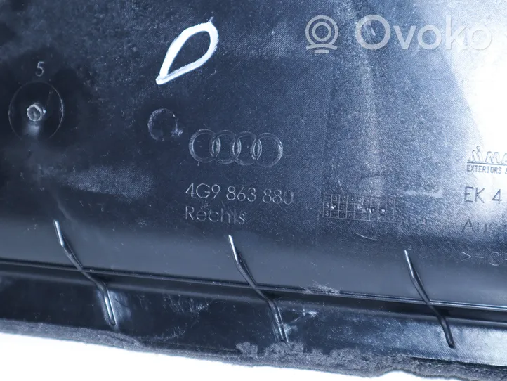 Audi A6 S6 C7 4G Boczek / Tapicerka / bagażnika 4G9863880