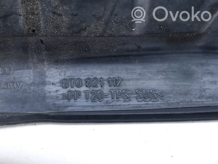 Audi A5 8T 8F Panel wykończeniowy błotnika 8T0821112