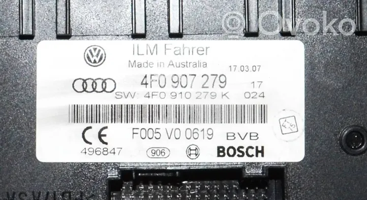 Audi A6 S6 C6 4F Komforto modulis 4f0907279