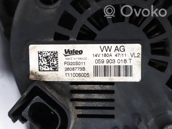 Audi A6 S6 C7 4G Generatore/alternatore 059903018T