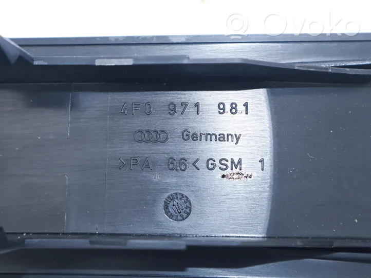 Audi A6 S6 C6 4F Inne części wnętrza samochodu 4F0971981