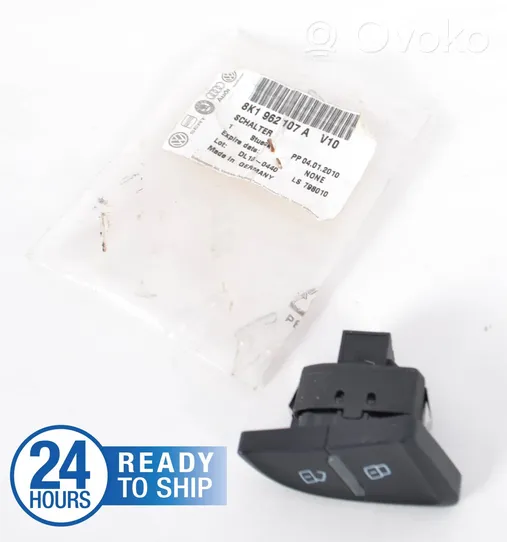 Audi A4 S4 B8 8K Central locking switch button 8k1962107a