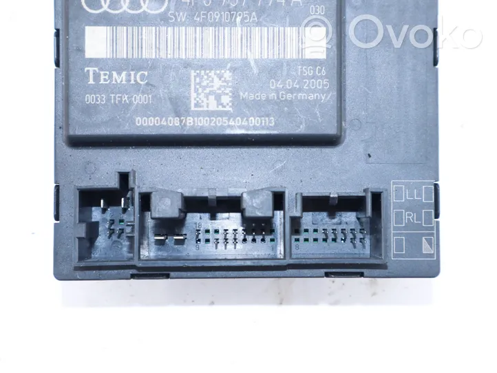 Audi A6 S6 C6 4F Durų elektronikos valdymo blokas 4F0959794A