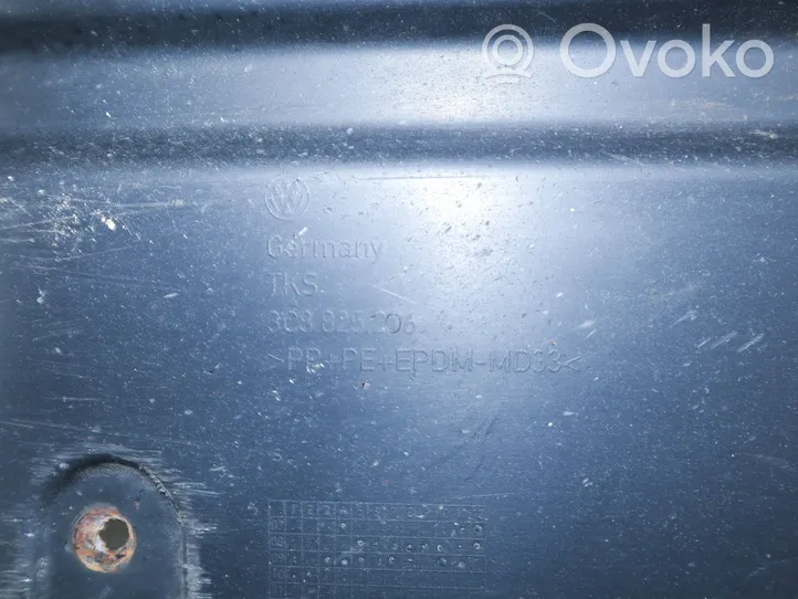 Volkswagen PASSAT CC Unterfahrschutz Unterbodenschutz Fahrwerk hinten 3C8825206