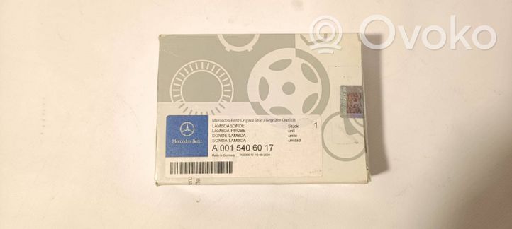 Mercedes-Benz S W220 Sensore della sonda Lambda A0015406017