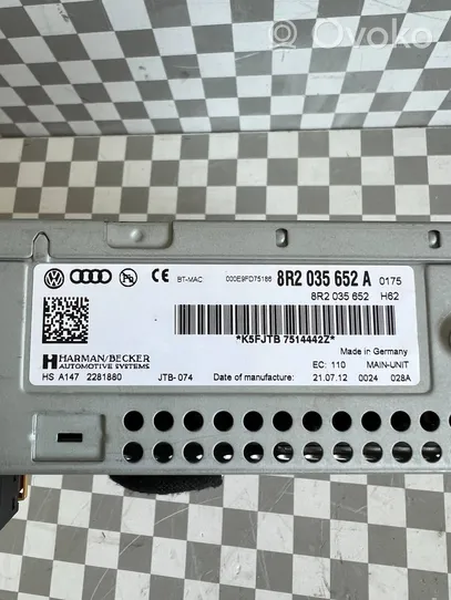 Audi Q5 SQ5 Unité principale radio / CD / DVD / GPS 8R2035652A