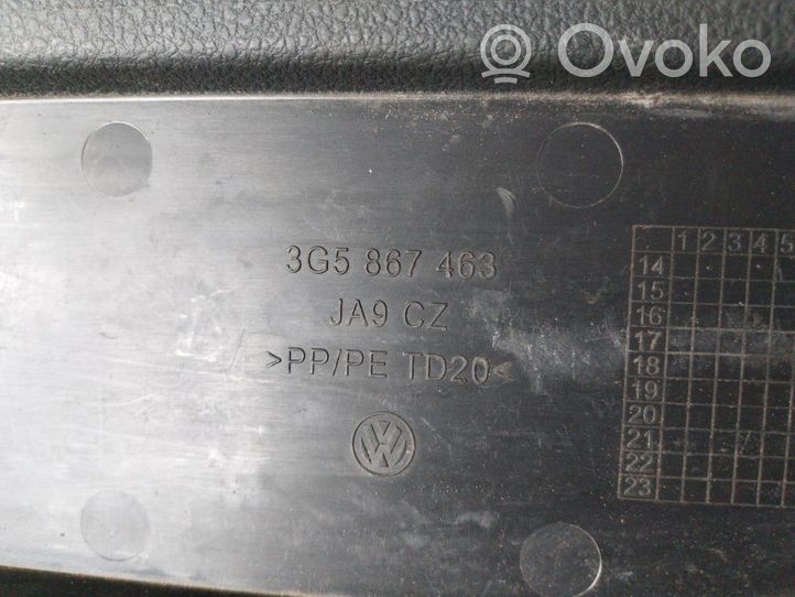 Volkswagen PASSAT B8 Poszycia / Boczki bagażnika 3G5867463