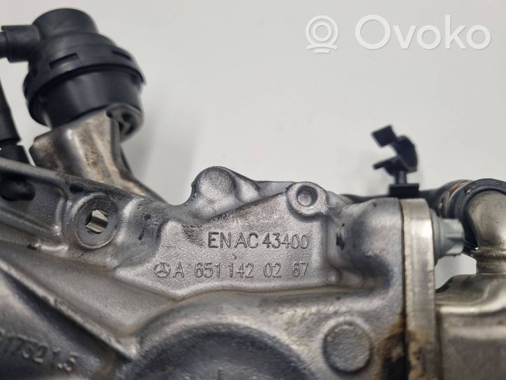 Mercedes-Benz Sprinter W907 W910 Valvola di raffreddamento EGR A6511420267