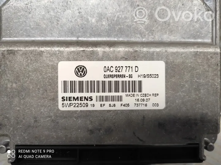 Volkswagen Touareg I Muut ohjainlaitteet/moduulit 