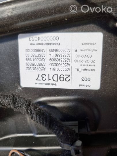 Mercedes-Benz GLC X253 C253 El. Lango pakėlimo mechanizmo komplektas A2537330114