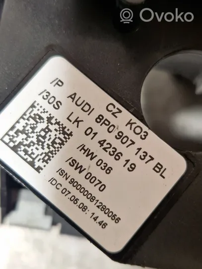 Audi A3 S3 8P Commodo, commande essuie-glace/phare 8P0907137BL
