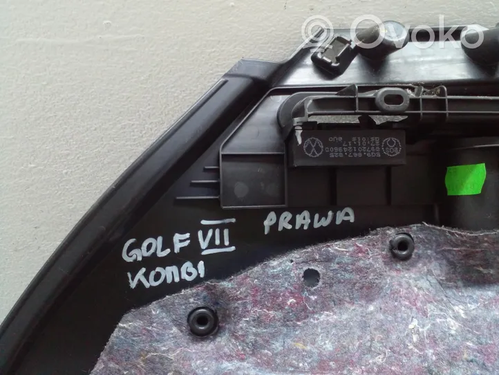 Volkswagen Golf VIII Rivestimento pannello laterale del bagagliaio/baule 5G9867428AA