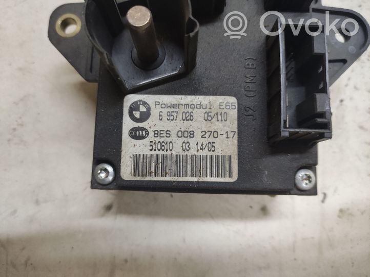 BMW 7 E65 E66 Power management control unit 6957026