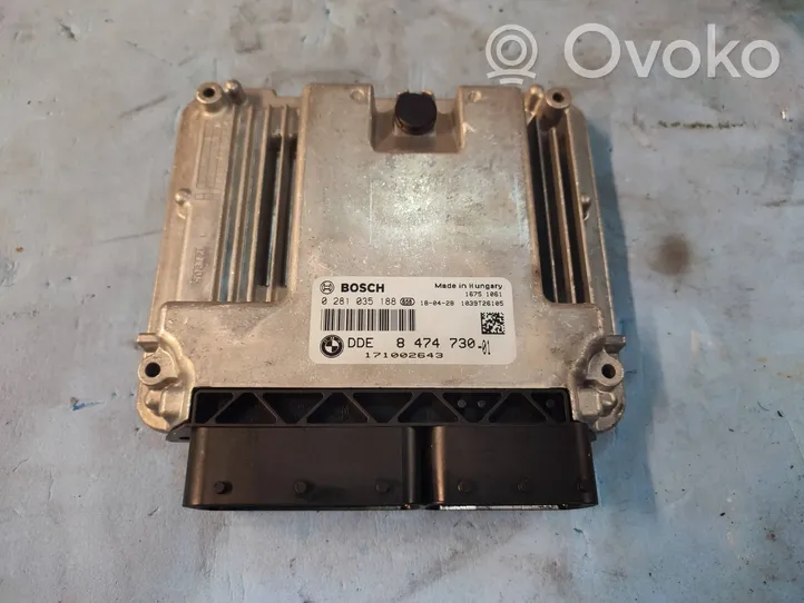 BMW 3 GT F34 Sterownik / Moduł ECU 8474730