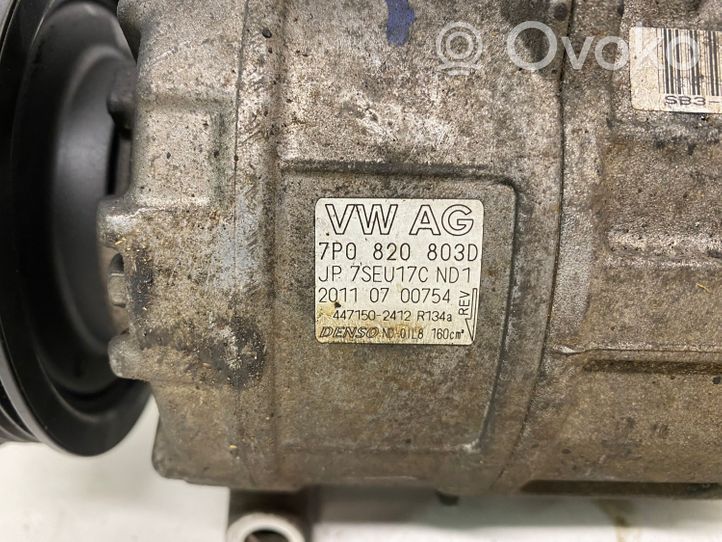 Volkswagen Touareg II Compresseur de climatisation 7P0820803D