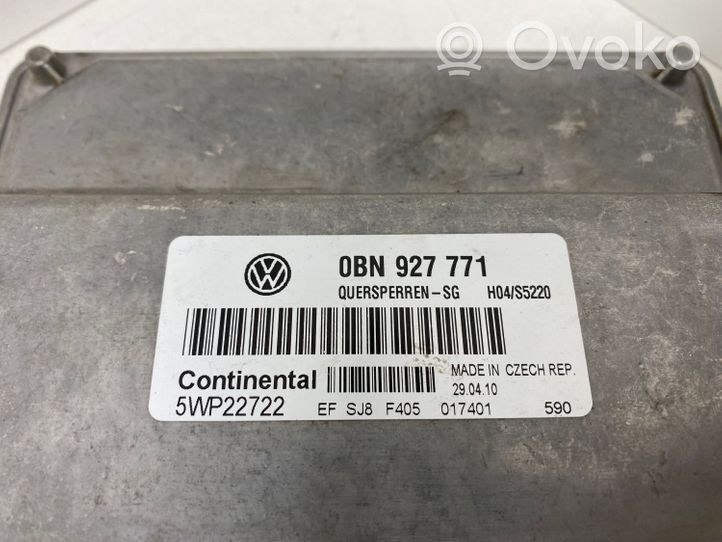 Volkswagen Touareg II Centralina scatola del differenziale 0BN927771
