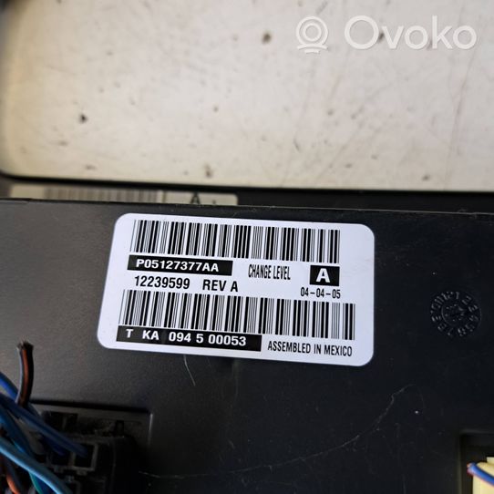 Chrysler Voyager Panel klimatyzacji 12239599