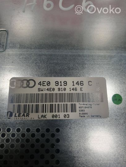 Audi A6 S6 C6 4F Module de contrôle vidéo 4E0919146C