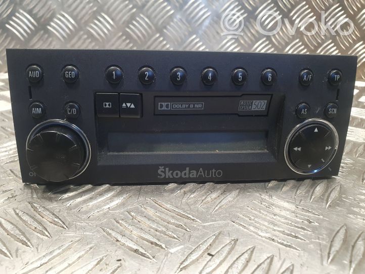 Skoda Fabia Mk1 (6Y) Panel / Radioodtwarzacz CD/DVD/GPS 6Y0035161A