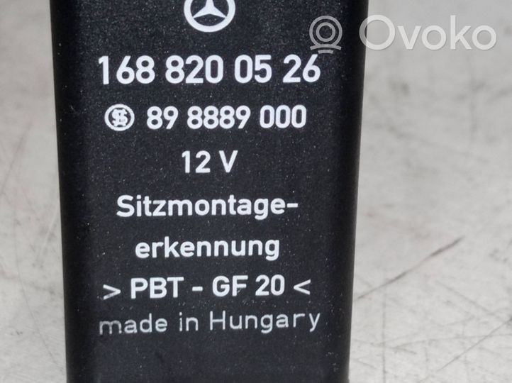 Mercedes-Benz A W168 Relè allarme cinture di sicurezza 1688200526