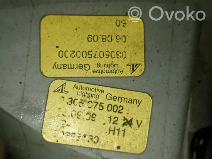 Volvo V50 Światło przeciwmgłowe przednie 030507500200