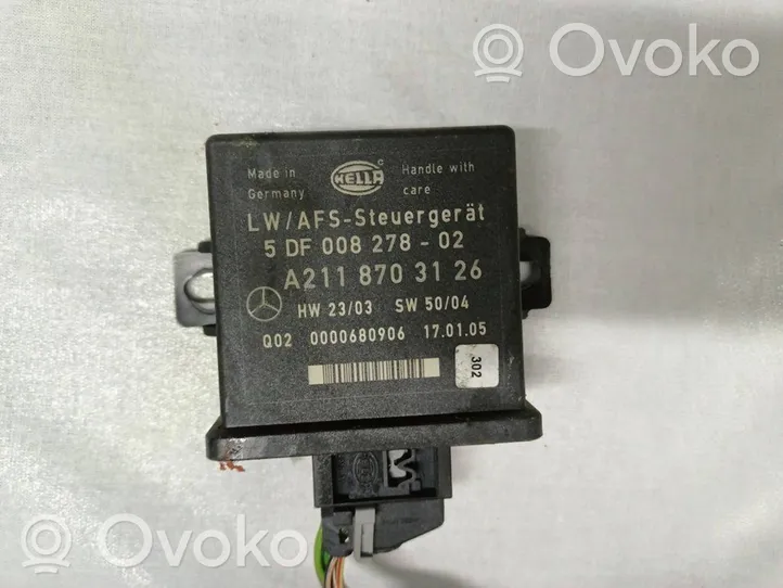 Mercedes-Benz E W211 Relé de la luz de advertencia A2118703126