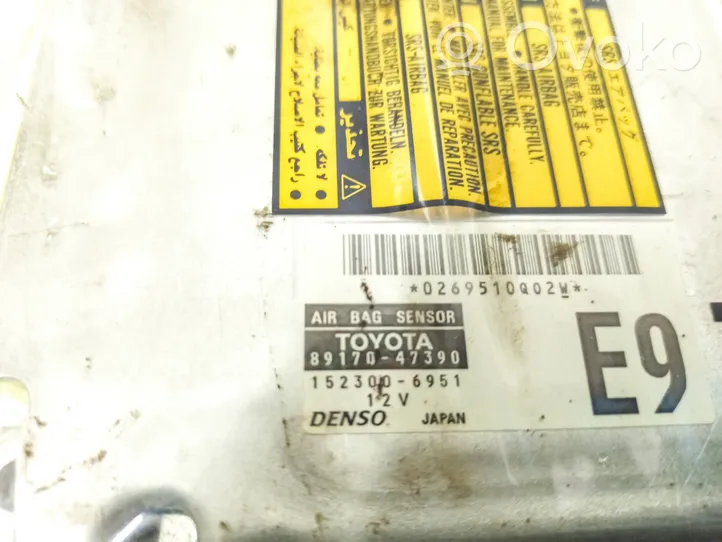 Toyota Prius (XW20) Centralina/modulo airbag 8917047390