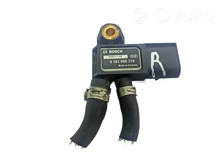 Mercedes-Benz R W251 Sensore di pressione dei gas di scarico 0281006278