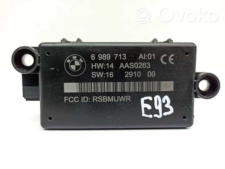 BMW 3 E92 E93 Alarm control unit/module 6989713